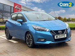 Blue Used 2021 Nissan Micra Acenta Hatchback | £13,390 (Fair price)