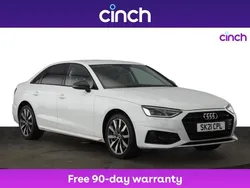 White Used 2021 Audi A4 Sport Sedan | £20,099 (Fair price)
