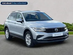 Silver Used 2021 VW Tiguan Life SUV | £18,548 (Fair price)