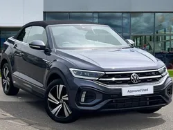 Smokey grey metallic black New 2025 VW T-Roc Cabriolet R-line Cabriolet | £34,624 (Super price)