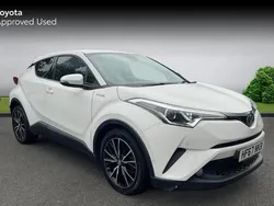 White Used 2017 Toyota C-HR SUV | £13,457 (Fair price)