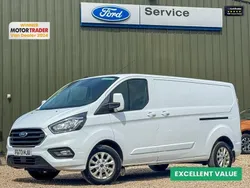 White Used 2023 Ford Transit Custom Limited Van | £18,994 (Fair price)