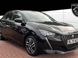 Black Used 2021 Peugeot 208 Allure Hatchback | £9,406 (Fair price)