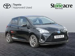 Black Used 2018 Toyota Yaris Hybrid Hatchback | £12,500 (Fair price)