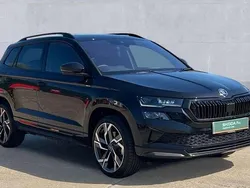 Black magic pearl effect Used 2025 Skoda Karoq SportLine SUV | £28,490 (A bit pricey)