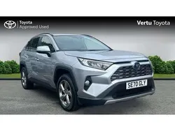 Silver Used 2021 Toyota RAV4 Hybrid Design SUV | £24,029 (Good price)