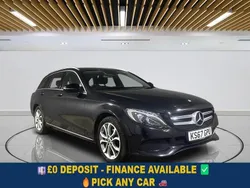 Black Used 2017 Mercedes C220 Estate | £10,749 (Good price)