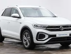 Pure white Used 2022 VW T-Roc R-line SUV | £24,439 (Fair price)