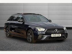 Blue Used 2021 Mercedes E300 AMG line Estate | £29,990 (Fair price)