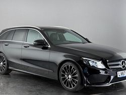 Black Used 2016 Mercedes C220 AMG Line Premium Estate | £15,400 (A bit pricey)
