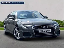Grey Used 2022 Audi A6 S-Line Sedan | £27,221 (A bit pricey)