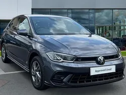 Smokey grey metallic Used 2024 VW Polo R-line Hatchback | £21,994 (Fair price)