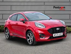 Red Used 2025 Ford Puma Gen-E ST-Line SUV | £22,295 (A bit pricey)