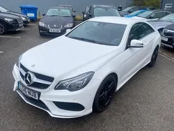 White Used 2016 Mercedes E220 AMG line Coupe | £6,995 (Super price)