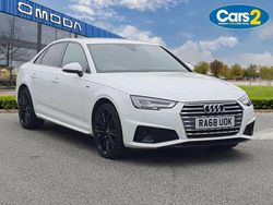 White Used 2019 Audi A4 S-Line Sedan | £14,670 (Good price)