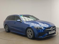 Blue Used 2023 Mercedes C300 AMG line Estate | £30,998 (A bit pricey)
