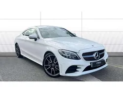 White Used 2019 Mercedes C300 AMG line Coupe | £19,253 (Good price)