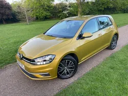Yellow Used 2017 VW Golf VII SE Hatchback | £7,990 (Fair price)