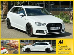 White Used 2017 Audi A3 Sportback S-Line Hatchback | £6,895 (Fair price)