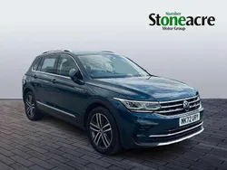Blue Used 2022 VW Tiguan Elegance SUV | £26,490 (Fair price)