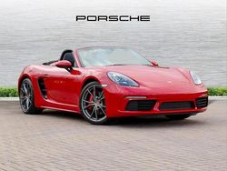 Red Used 2025 Porsche Boxster Cabriolet | £69,718 (Fair price)