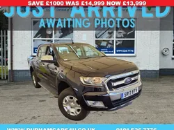 Black Used 2017 Ford Ranger Limited Pickup | £13,999 (Good price)