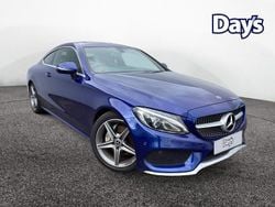 Blue Used 2018 Mercedes C220 AMG line Coupe | £12,442 (Good price)