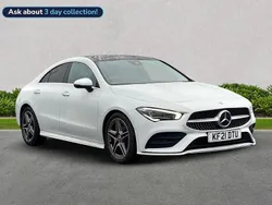 White Used 2021 Mercedes CLA180 AMG Line Premium Plus Sedan | £22,546 (Good price)