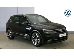 Black Used 2020 VW Tiguan R-line SUV | £23,788 (Fair price)