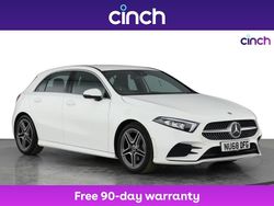 White Used 2018 Mercedes A200 AMG line Hatchback | £16,149 (Fair price)