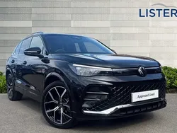 Deep black Used 2024 VW Tiguan R-line SUV | £35,490 (Expensive)