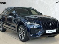Metallic portofino blue Used 2024 Jaguar F-Pace R-Dynamic SUV | £35,218 (Fair price)