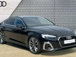 Black Used 2020 Audi A5 Sportback S-Line Hatchback | £24,292 (Fair price)