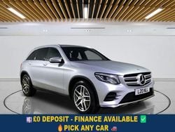 Silver Used 2018 Mercedes GLC220 AMG line SUV | £15,799 (Fair price)