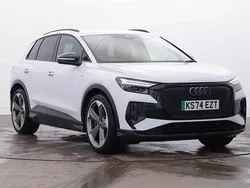 White Used 2024 Audi Q4 e-tron Black Edition SUV | £35,980 (Fair price)