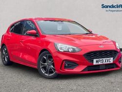 Red Used 2019 Ford Focus ST-Line Hatchback | £12,862 (Fair price)