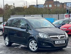 Black Used 2010 Vauxhall Zafira MPV | £1,595 (Fair price)