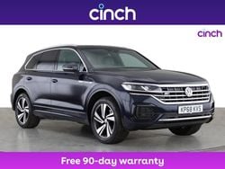 Blue Used 2018 VW Touareg R-line SUV | £25,799 (A bit pricey)