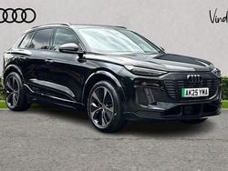 Black Used 2025 Audi Q6 e-tron Advanced SUV | £60,158 (Fair price)