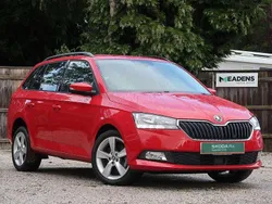 Velvet red metallic Used 2021 Skoda Fabia SE L Estate | £16,795 (A bit pricey)