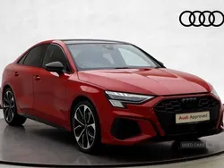 Red Used 2022 Audi A3 Advanced Sedan | £36,990