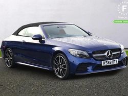 Blue Used 2020 Mercedes C300 Active Cabriolet | £20,499 (Good price)
