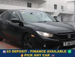 Black Used 2018 Honda Civic SR Hatchback | £8,899 (Fair price)