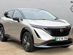 Two tone warm silver/pearl black roof and doors Used 2024 Nissan Ariya Advance SUV | £27,990 (Expensive)