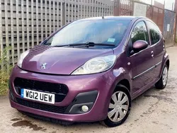 Purple Used 2012 Peugeot 107 Active Hatchback | £1,499 (Good price)