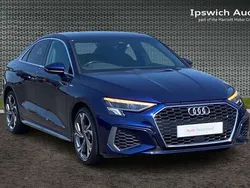 Blue Used 2021 Audi A3 S-Line Sedan | £22,300 (Fair price)