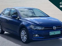 Blue Used 2019 VW Polo SEL Hatchback | £14,665 (Fair price)