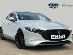 Silver Used 2024 Mazda 3 Takumi-Line Hatchback | £22,595 (Expensive)