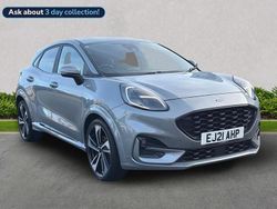 Silver Used 2021 Ford Puma ST-Line X Hatchback | £13,999 (Fair price)