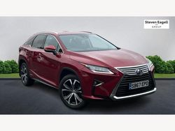 Red Used 2017 Lexus RX450h Luxury Line SUV | £21,956 (Fair price)